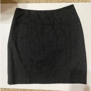 Dolce & Gabbana Dark Gray Wool Skirt